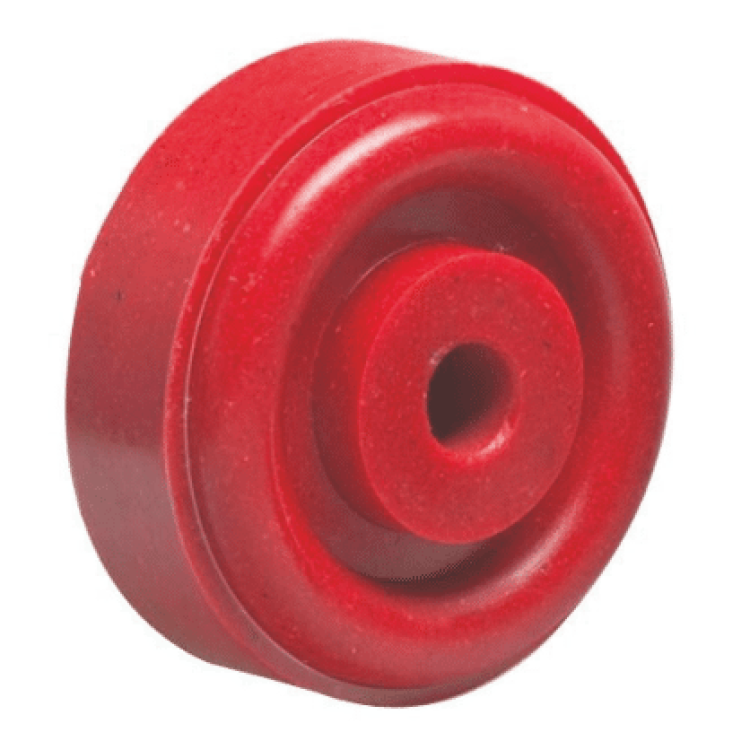 Red Polymer Wheel