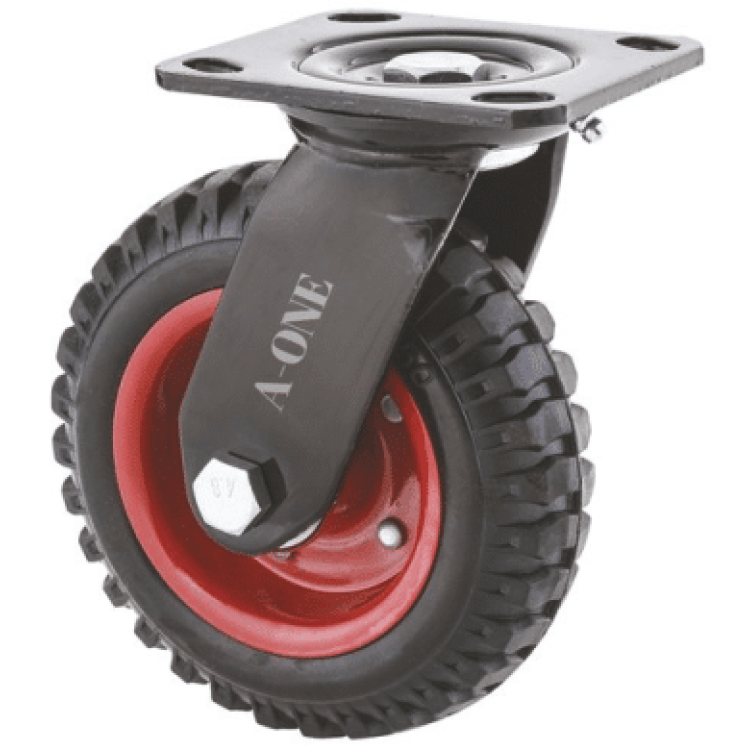 Solid Rubber Caster Wheel
